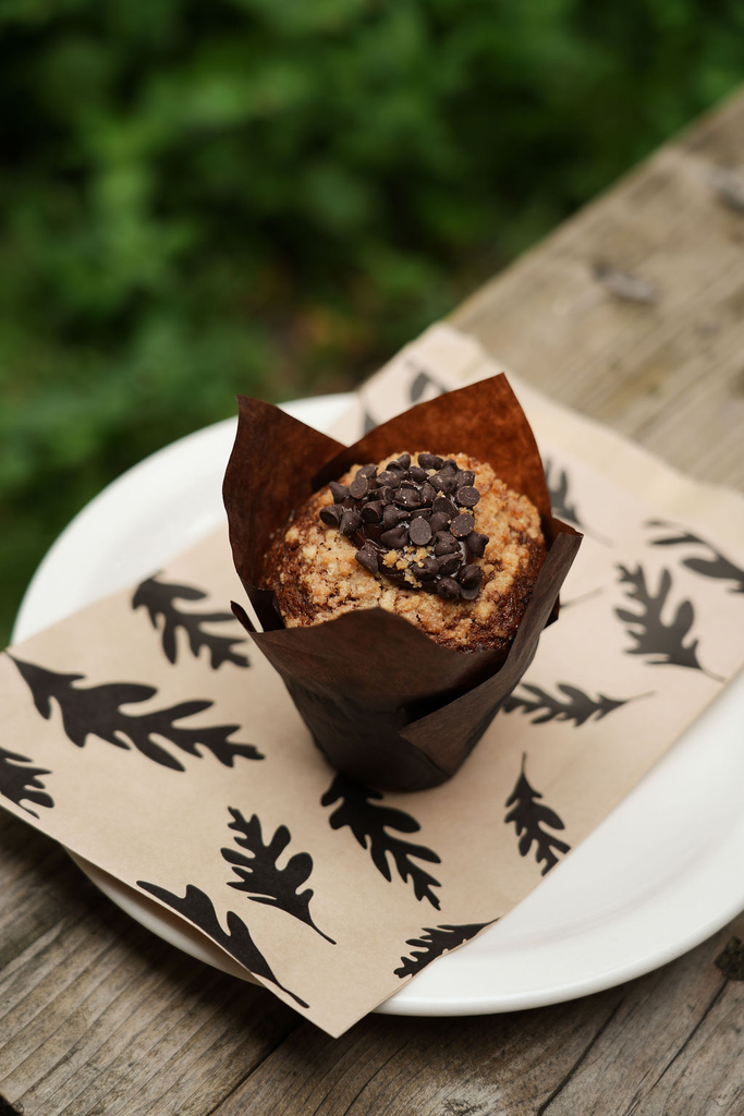 Muffin chocolat et bananes